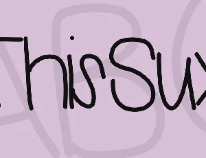 ThisSux font