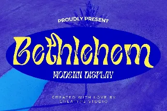 Bethlehem font