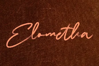 Elometha font