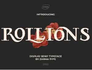 Rollions font