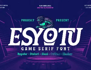 ESYOTU Trial font