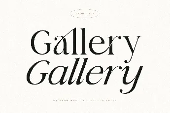 Gallery font