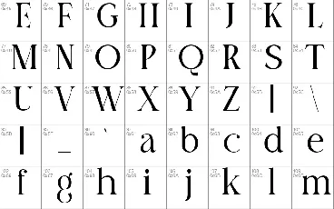 Gallery font