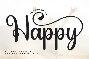 Happy Script font