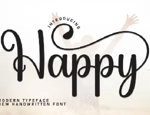 Happy Script font