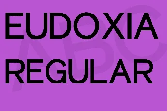 Eudoxia font