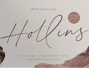 Hollins font