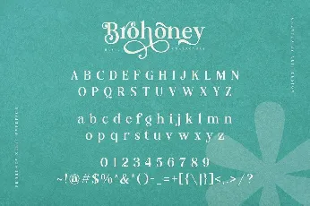 Brohoney font