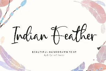 Indian Feather font