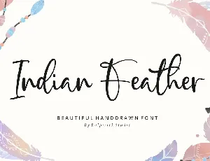 Indian Feather font