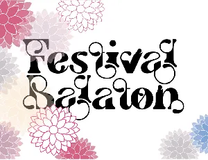 Festival Balaton Demo font