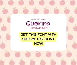 Querina Handwritten font