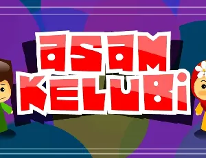 Asam Kelubi font