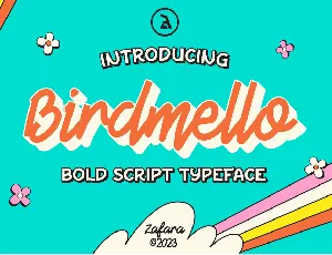 Birdmello DEMO font