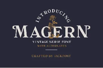 JF Magern font