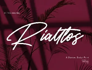 Rialltos font