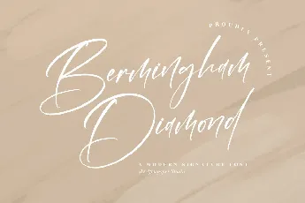 Bermingham Diamond font