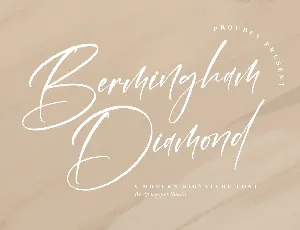 Bermingham Diamond font