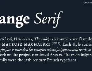 Change Serif Family font