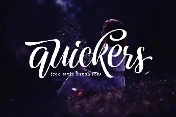 Quickers Script font