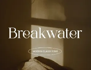 Breakwater font