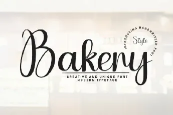 Bakery Script font