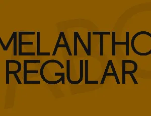 Melantho font