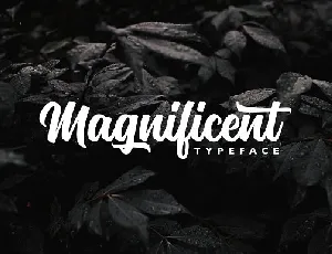 Magnificent Free font