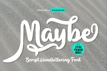 Maybe font