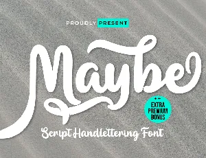 Maybe font