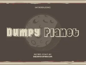 Dumpy Planet Demo font