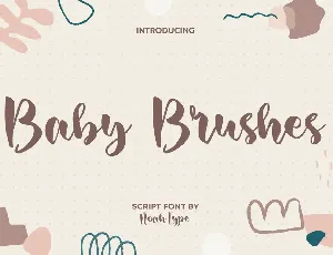Baby Brushes Demo font