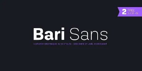 Bari Sans font