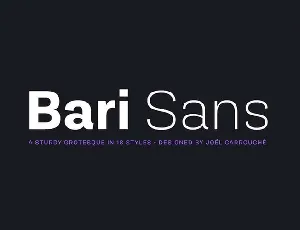 Bari Sans font