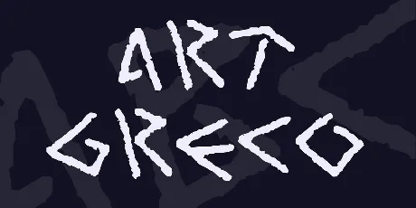 Art Greco font