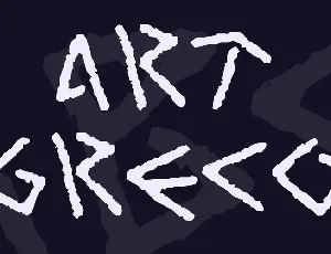 Art Greco font