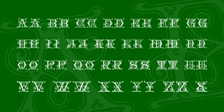 Gingerbread Initials font