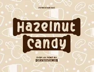 Hazelnut Candy font