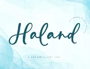 Haland font