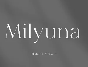 Milyuna font