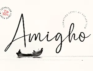 Amigho font