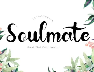 Soulmate Script Typeface font