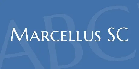 Marcellus SC font