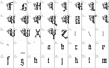 Crayscale font