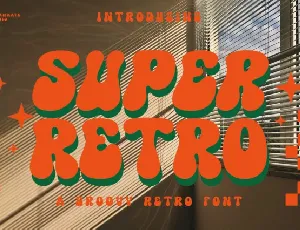 Super Retro Typeface font