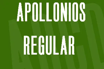 Apollonios font