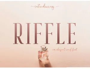 Riffle Typeface Free font