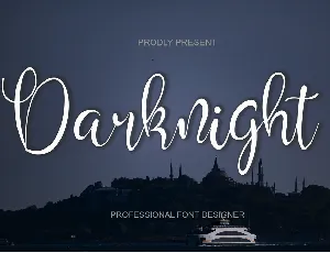 Darknight font