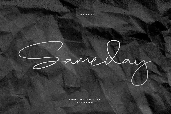 Sameday font