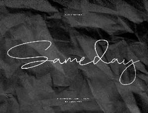 Sameday font